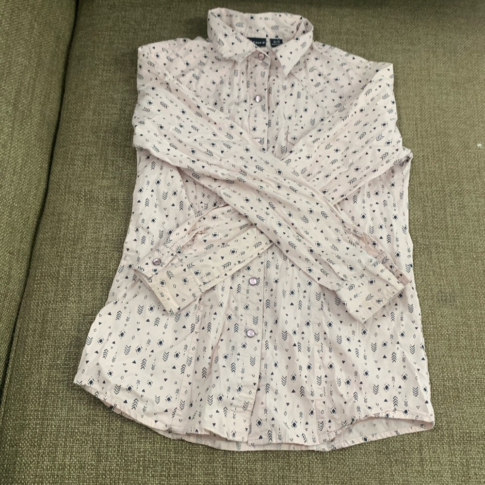 used girls rodeo shirt